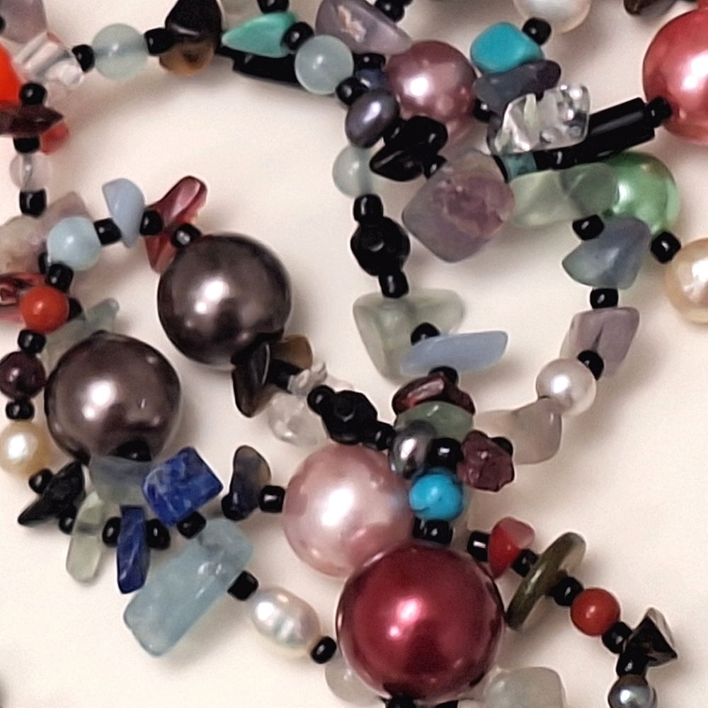 🔴🟩💠Beaded Necklace💠🟩🔴 - Picture 6 of 8